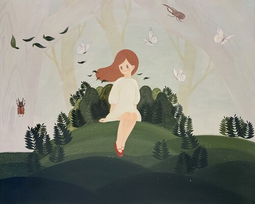 Song of the Wind van Ahyoung Ryu, Schilderij te koop op Singulart