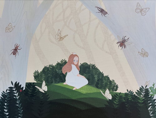 Whispers of rhe Forest by Ahyoung Ryu, Painting for Sale on Singulart