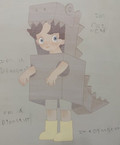 I’m a Dinosaur de Ahyoung Ryu, Pintura a la venta en Singulart