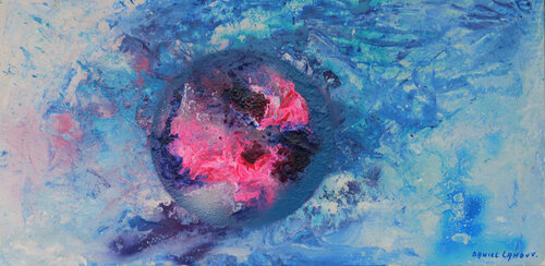 Rouge planéte von daniel LANOUX, Malerei kaufen auf Singulart