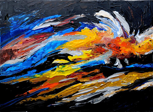 Abstration di daniel LANOUX, Pittura in vendita su Singulart