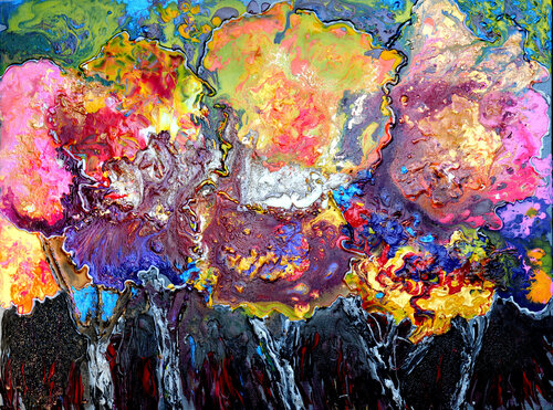 Vibration d'automne by daniel LANOUX, Painting for Sale on Singulart