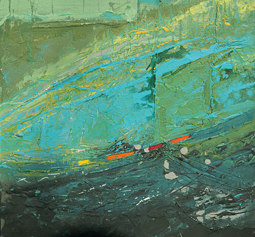 Abysse 001 by daniel LANOUX, Painting for Sale on Singulart