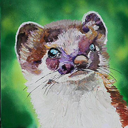 Sans oublier la belette de la trilogie von daniel LANOUX, Malerei kaufen auf Singulart