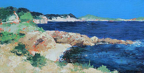 Corsica one par daniel LANOUX, Peinture en vente sur Singulart
