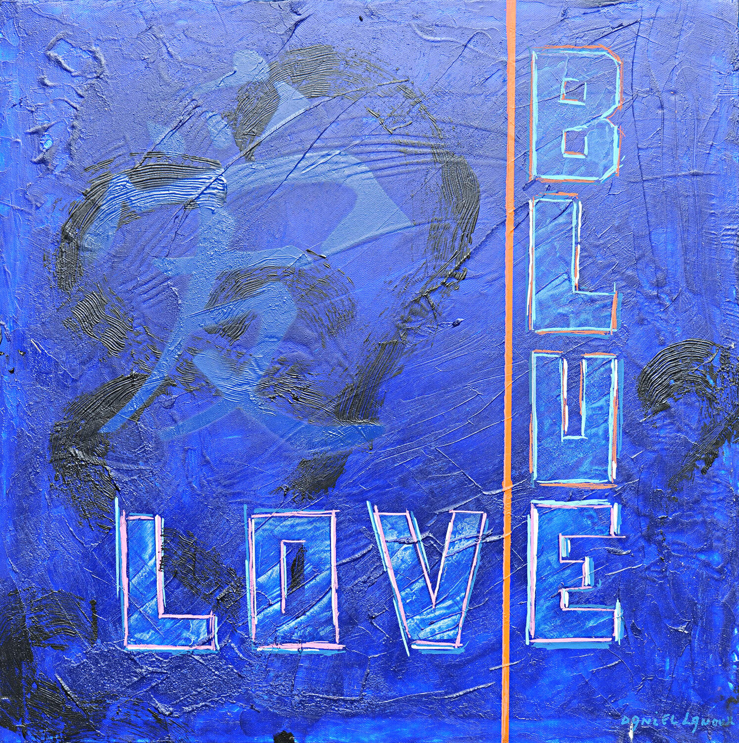 Blue love daniel LANOUX