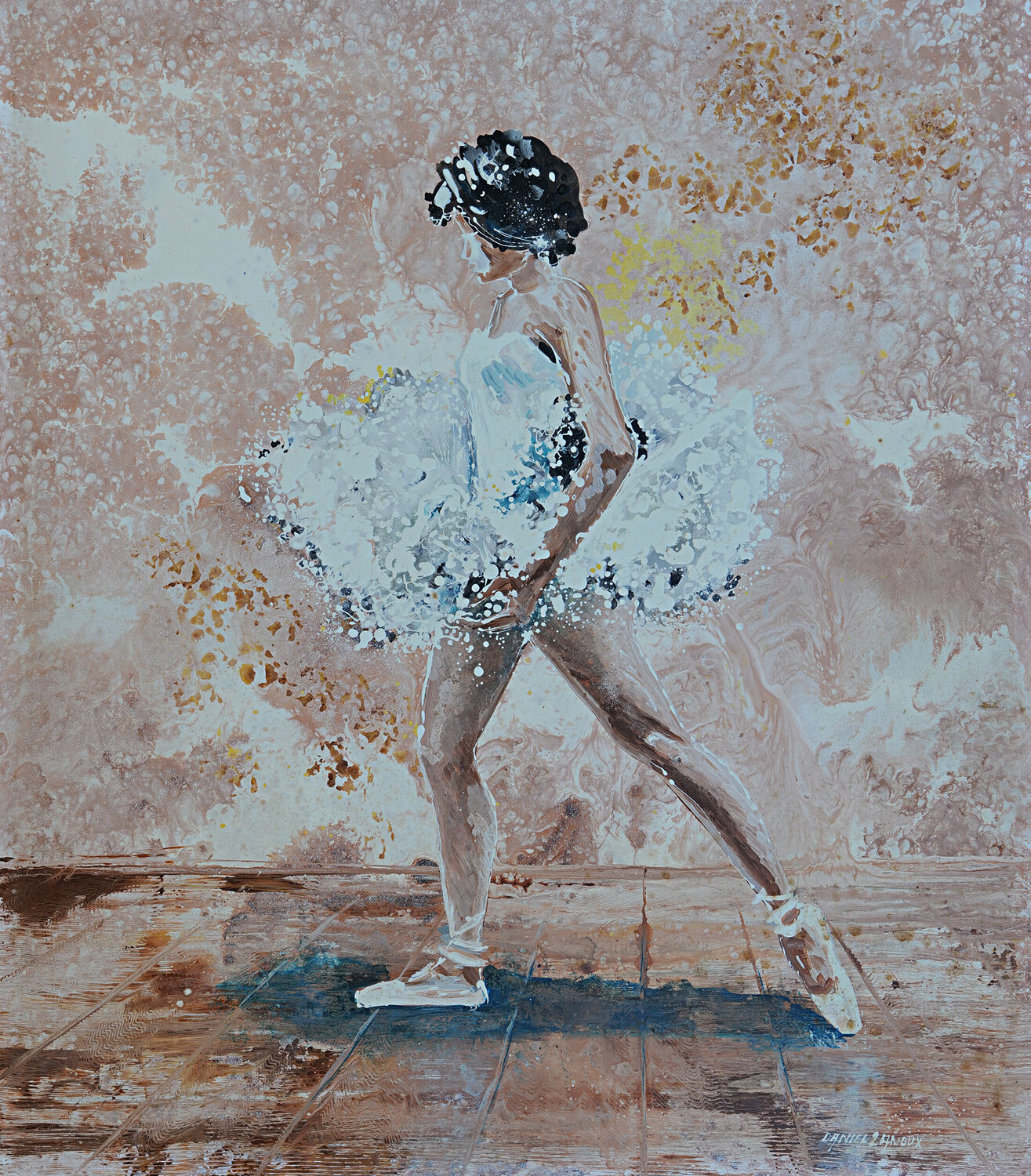 Ballerine rose daniel LANOUX