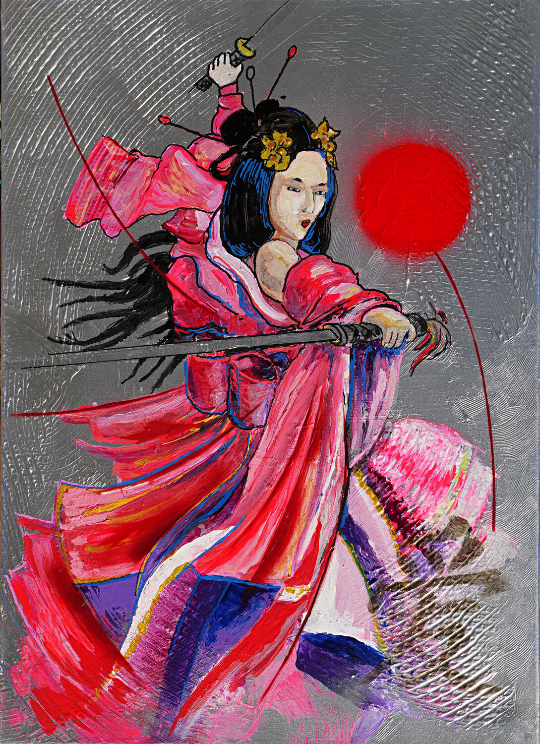 Geisha aux katanas daniel LANOUX
