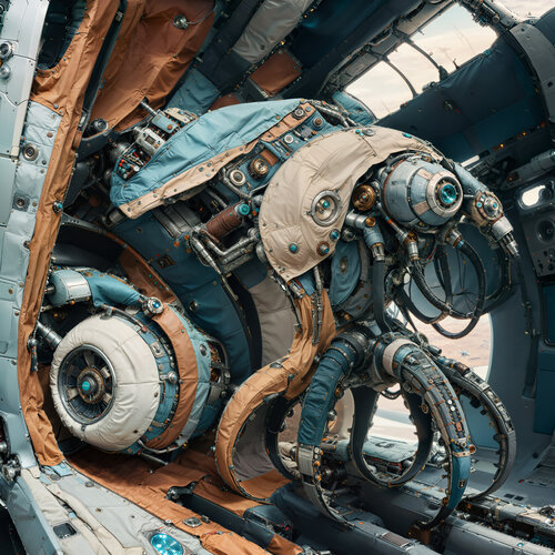 kraken & engine lV von Werner Fleischmann, Druck kaufen auf Singulart