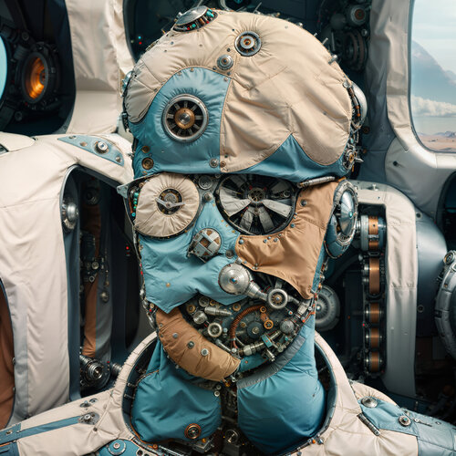 face in fabrics I by Werner Fleischmann, Print for Sale on Singulart