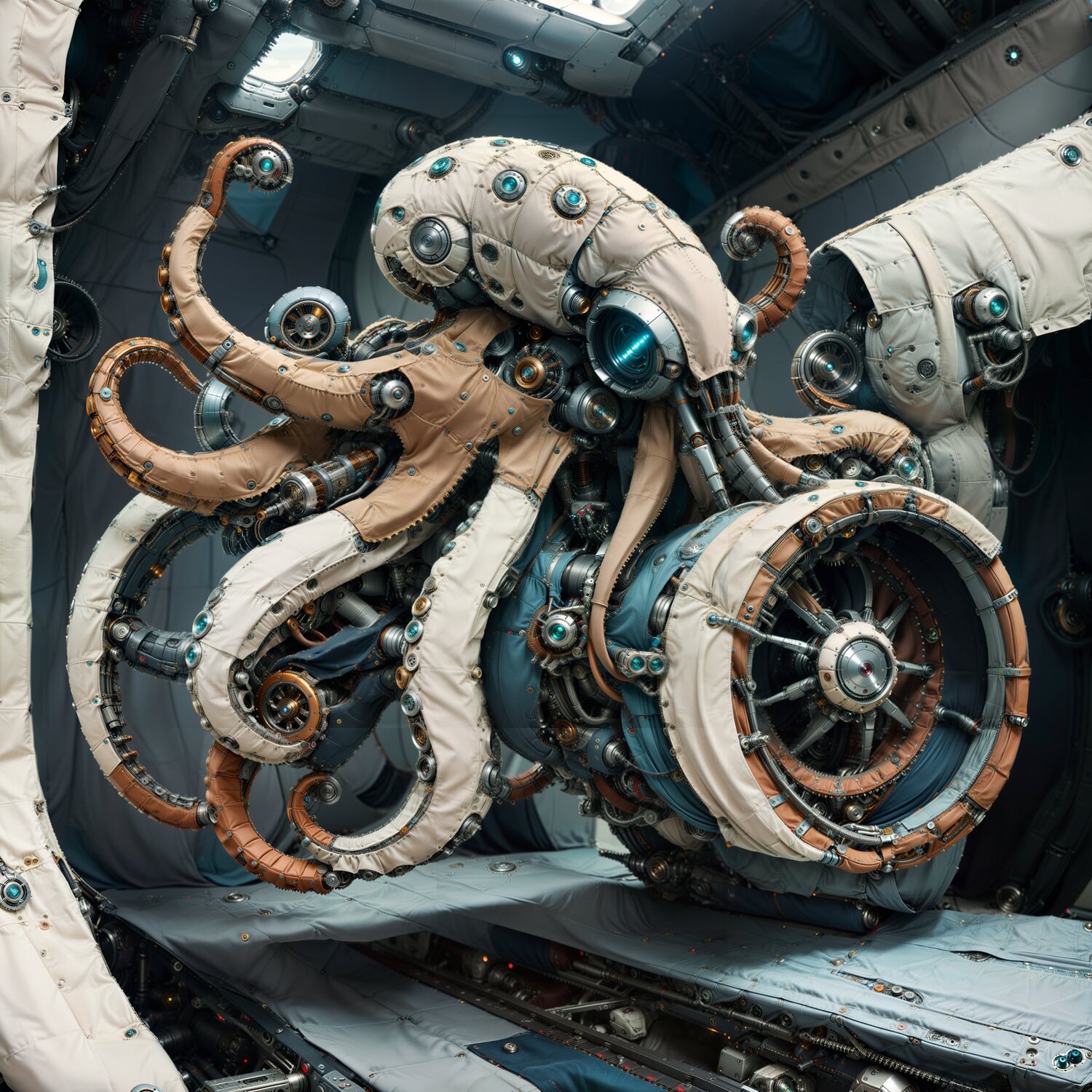 kraken & engine l Werner Fleischmann