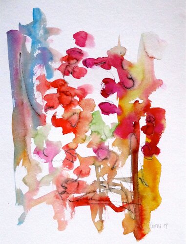 Bougainvilla Kreta Griechenland de Klaus-Jürgen Wittig, Pintura a la venta en Singulart