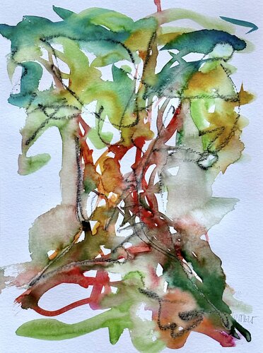 Alter Ölbaum im Tal von Asomatos Kreta Griechenland par Klaus-Jürgen Wittig, Peinture en vente sur Singulart