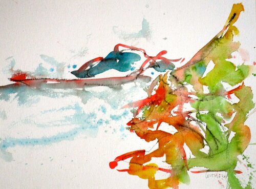 Riomaggiore Cinque Terre Italien by Klaus-Jürgen Wittig, 絵画 for Sale on Singulart