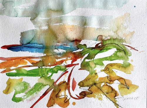 Lesconil Bretagne Frankreich van Klaus-Jürgen Wittig, Werk op papier te koop op Singulart