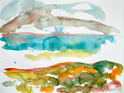 Totes Meer Israel de Klaus-Jürgen Wittig, Obra en papel a la venta en Singulart