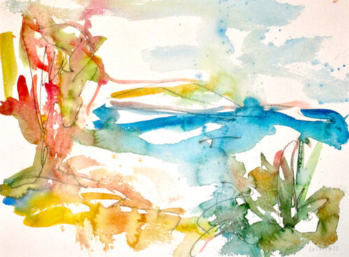 See Genezereth Israel by Klaus-Jürgen Wittig, Work on Paper for Sale on Singulart