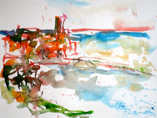 Vernazza Cinque Terre Italien von Klaus-Jürgen Wittig, Malerei kaufen auf Singulart