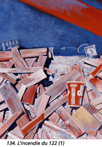 L'incendie du 122 von Jean-François Vautrin, Malerei kaufen auf Singulart