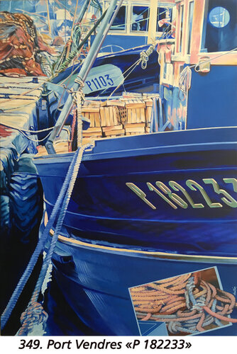 Port Vendres, le P182233 van Jean-François Vautrin, Schilderij te koop op Singulart