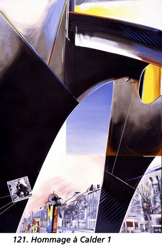 Hommage à Calder 1 par Jean-François Vautrin, Peinture en vente sur Singulart