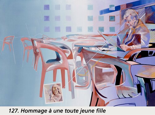 Hommage à une toute jeune fille di Jean-François Vautrin, Pittura in vendita su Singulart