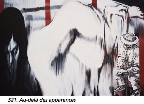 Au-delà des Apparences  ( Hommage à Vautrin 1947- ......) von Jean-François Vautrin, Malerei kaufen auf Singulart
