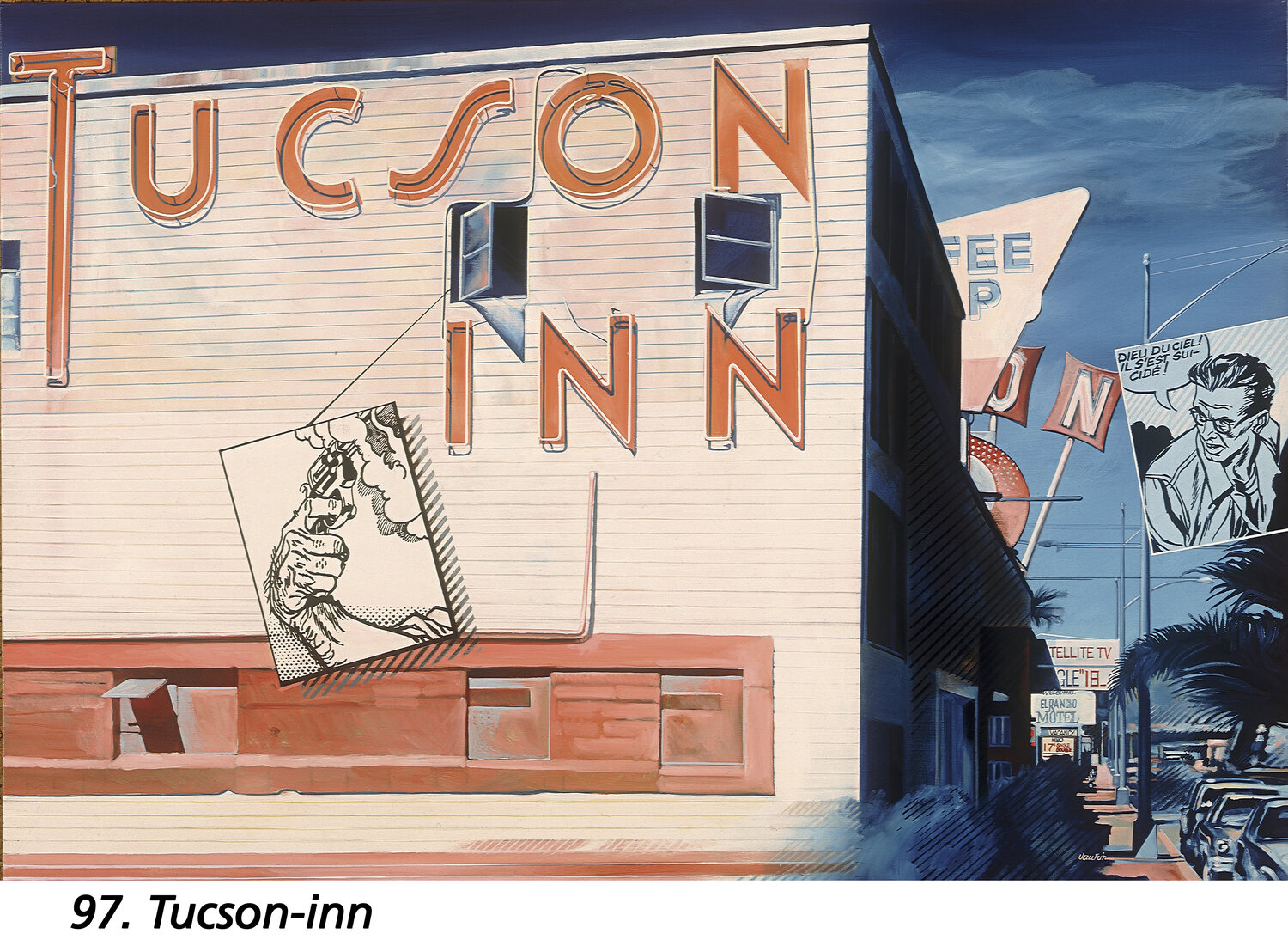 Tucson-inn Jean-François Vautrin Originalgemälde zu verkaufen