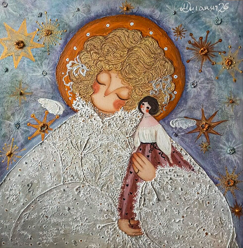 Childhood de Oksana Mylanich, Pintura a la venta en Singulart