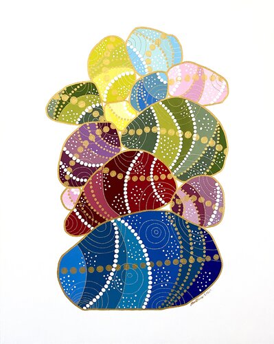 Joyful Awakening di Madeleine Kurtsdotter, Pittura in vendita su Singulart