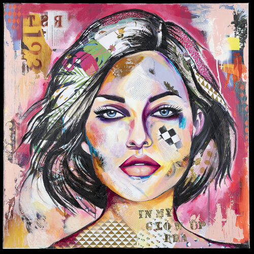 The muse van Shams Kherani, Schilderij te koop op Singulart