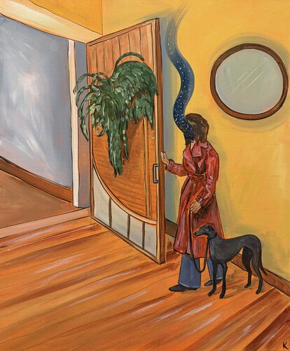 Departure van Komal Sharma, Schilderij te koop op Singulart
