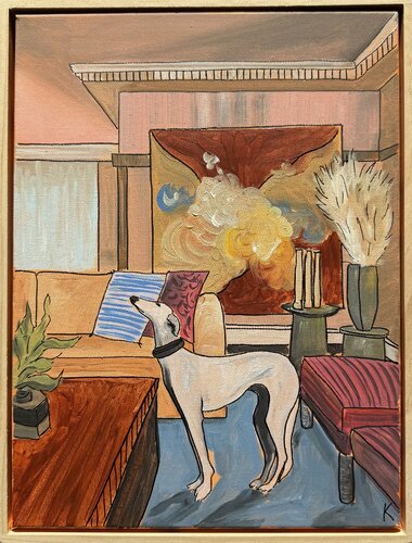 Eclectic Composition di Komal Sharma, Pittura in vendita su Singulart