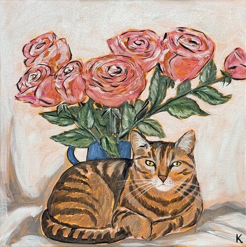 Roses de Komal Sharma, Pintura a la venta en Singulart