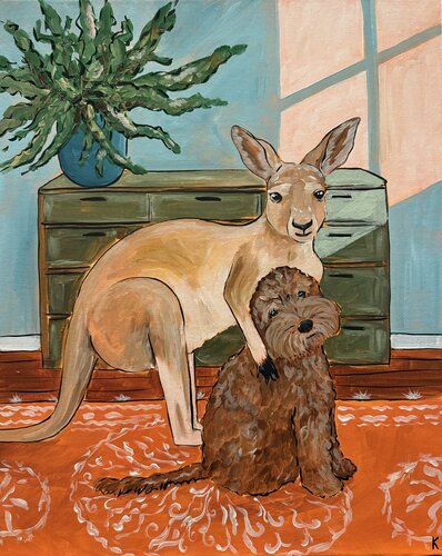 My New Friend de Komal Sharma, Pintura a la venta en Singulart