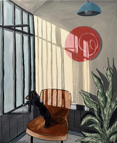 Waiting For You van Komal Sharma, Schilderij te koop op Singulart