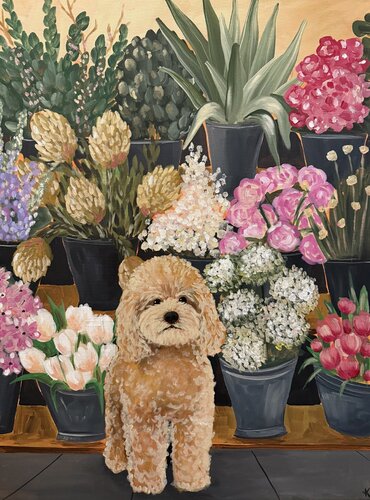 Melbourne Florist van Komal Sharma, Schilderij te koop op Singulart