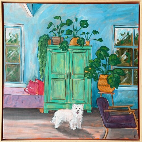 Mint and Memory de Komal Sharma, Pintura a la venta en Singulart