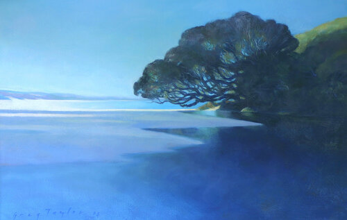 Waipu Stream in blue von Greg Taylor, Malerei kaufen auf Singulart