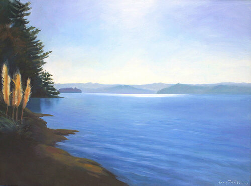 BonAccord and Rabbit Island de Greg Taylor, Pintura a la venta en Singulart