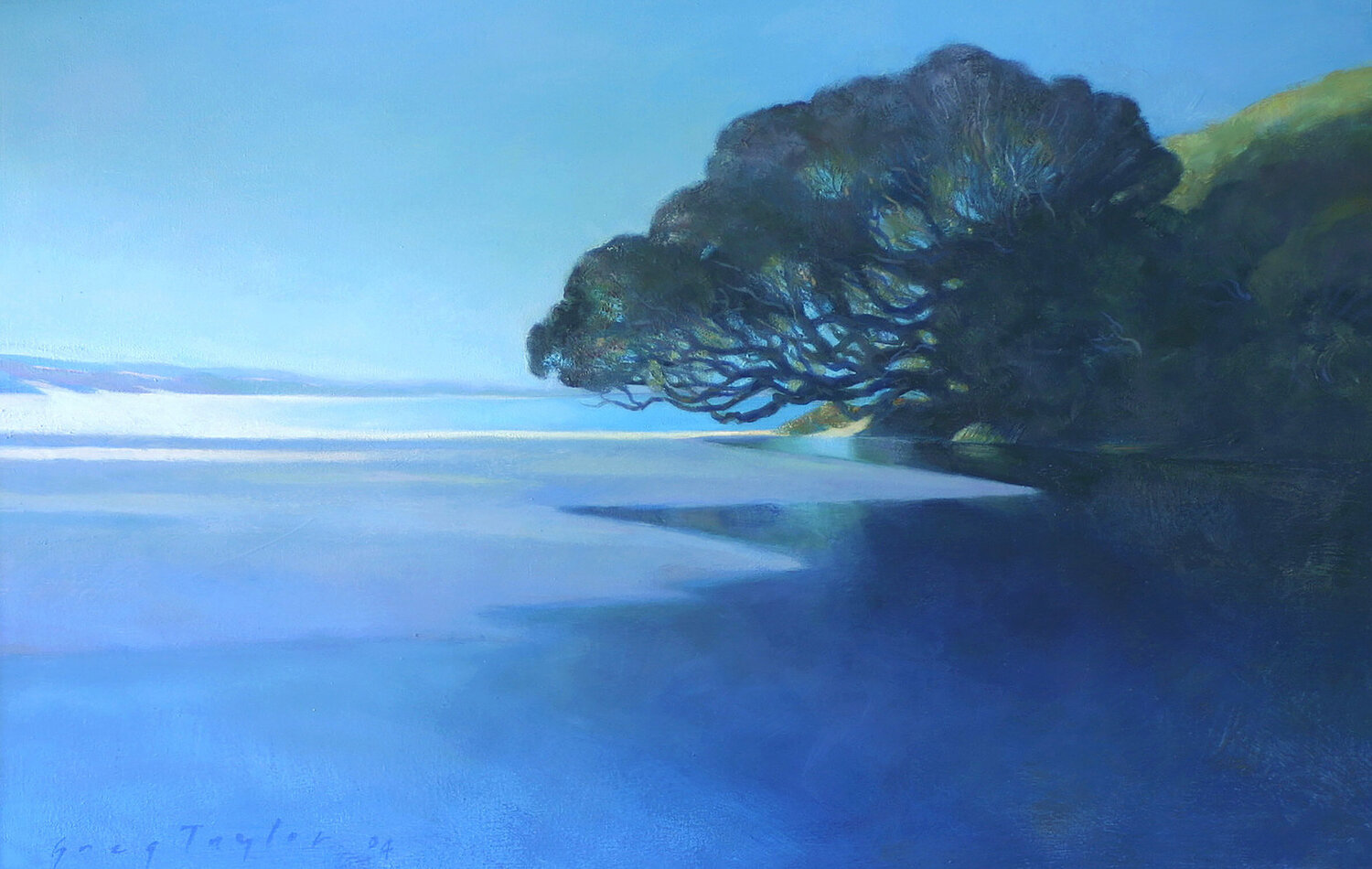 Waipu Stream in blue Greg Taylor