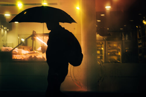 The Man with the Black Umbrella Pedro Patrício