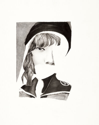 HEADS_Halbes Gesicht par Rebekka Brunke, Dessin en vente sur Singulart