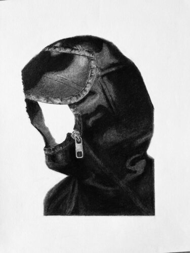 HEADS_Kapuze von Rebekka Brunke, Zeichnungen kaufen auf Singulart