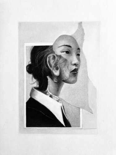 HEADS IV by Rebekka Brunke, Drawing for Sale on Singulart