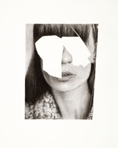 HEADS_Ohne Augen van Rebekka Brunke, Tekening te koop op Singulart