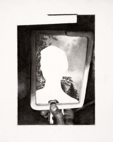 HEADS_Spiegelbild by Rebekka Brunke, Drawing for Sale on Singulart
