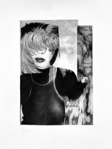 HEADS X by Rebekka Brunke, Drawing for Sale on Singulart