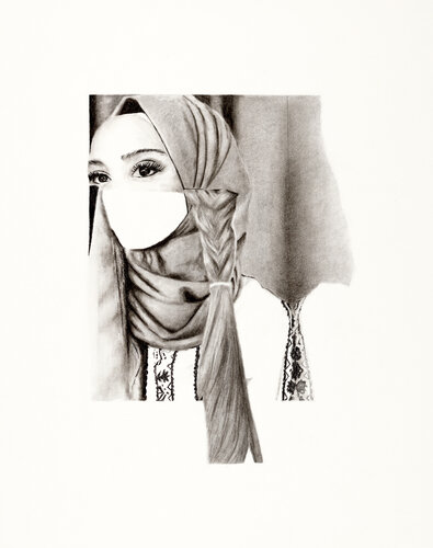 Jina V by Rebekka Brunke, Drawing for Sale on Singulart