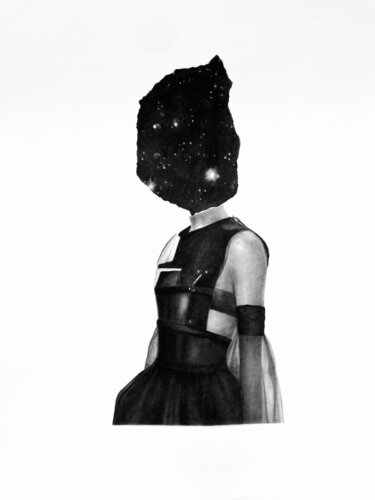 Planetenkopf by Rebekka Brunke, Drawing for Sale on Singulart